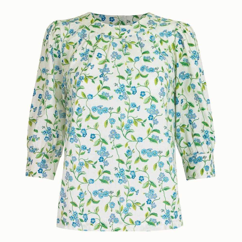 Forget Me Not Pretty Printed Blouse - Cath Kidstono - Picture 2 of 6
